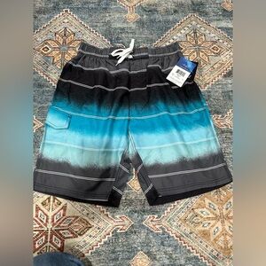 Kanu Surf Black and Blue Men's Board Shorts